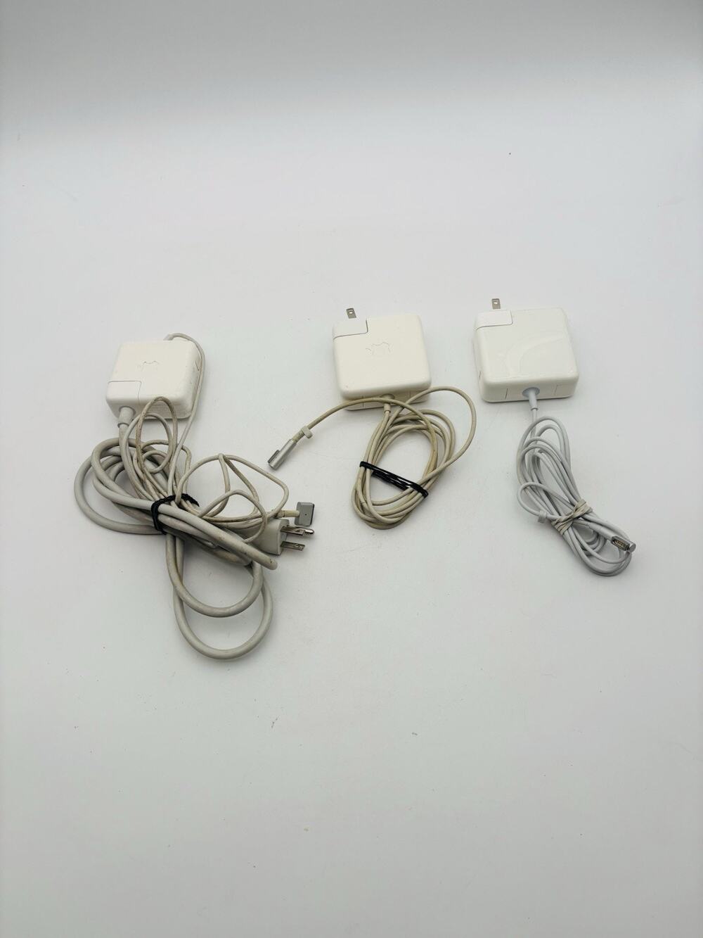 Lot 2 Genuine Older Apple Power Adapter Chargers And 1 Other Brand UNTESTED
